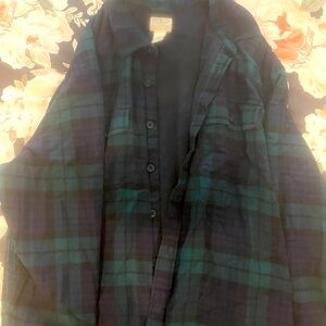 Men’s LL Bean Lined Button up